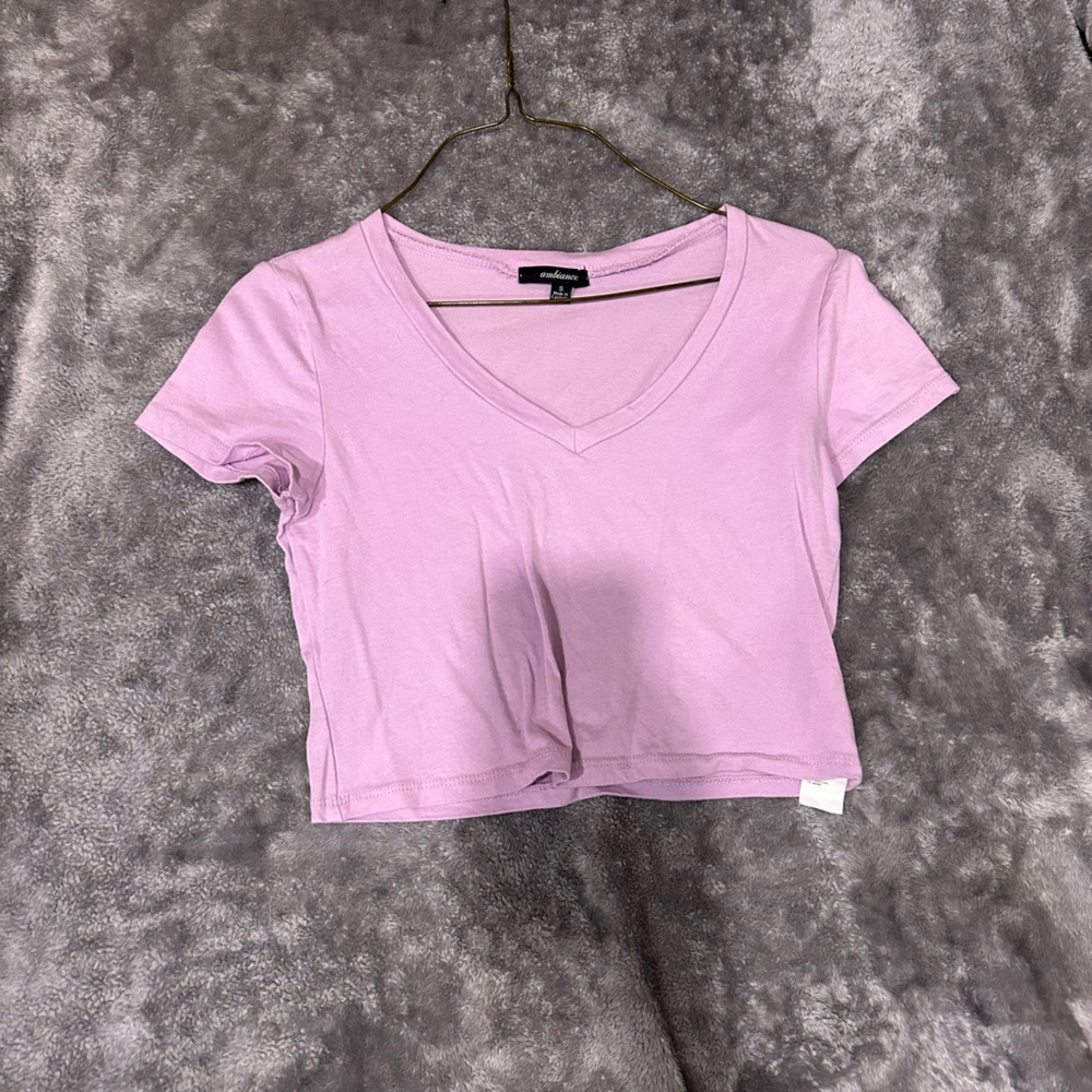 Purple tee